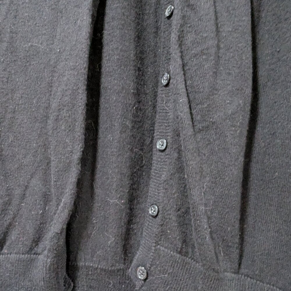 Old Navy Black Button Up Long Sleeve Cardigan Sz XS - Picture 3 of 6